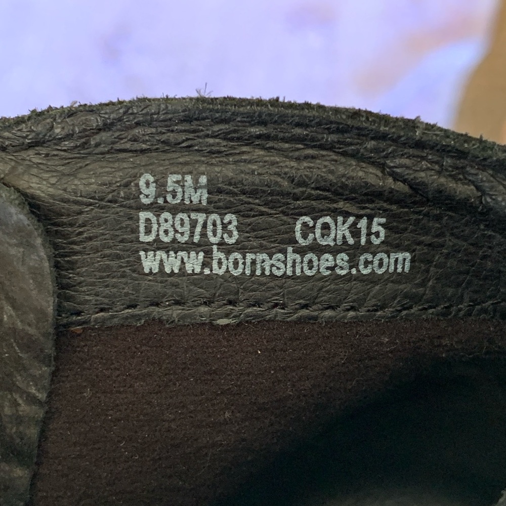 Born Michael Black Leather Ankle Booties - Picture 6 of 6